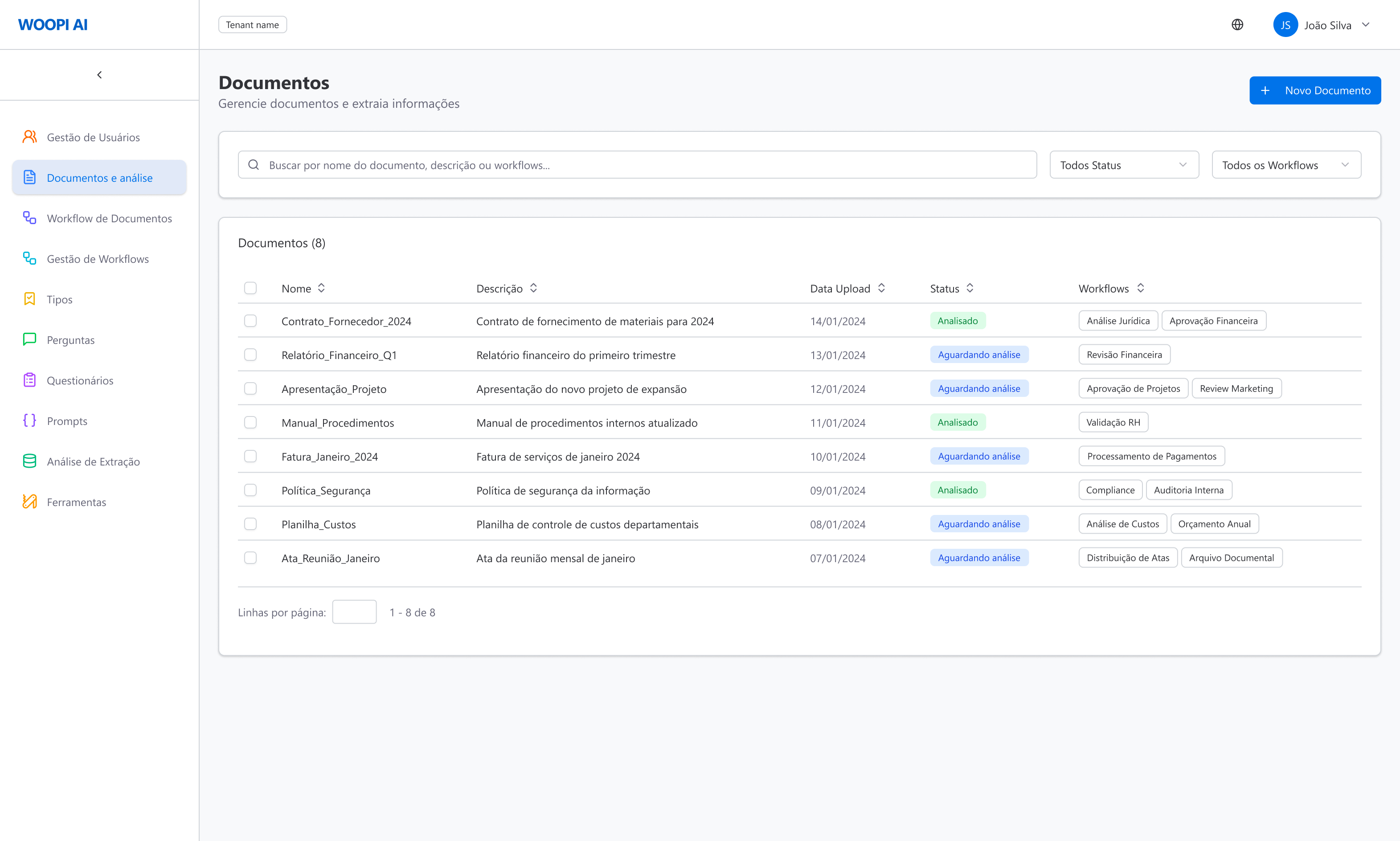 Automação de Workflows